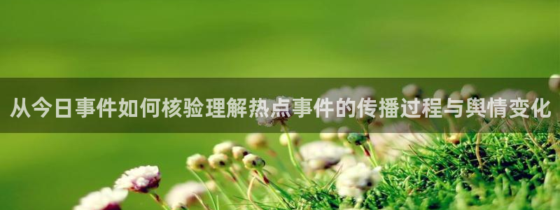 黑料每日资讯：从今日事件如何核验理解热点事件的传播过程与舆情变化