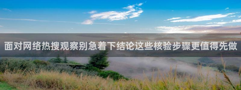 黑料爆料热点入口:面对网络热搜观察别急着下结论这些核验步骤更值得先做