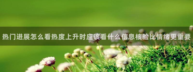 资讯爆料网站:热门进展怎么看热度上升时应该看什么信息核验比情绪更重要